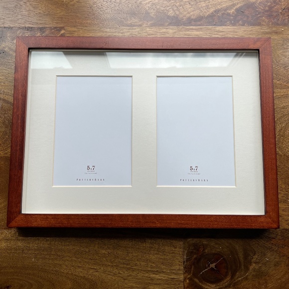 Pottery Barn Accents Pottery Barn Frame Holds 2 Pictures 5 X7